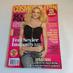 2010 Cosmopolitan Britney Spears Cosmo Magazine August No Address Label